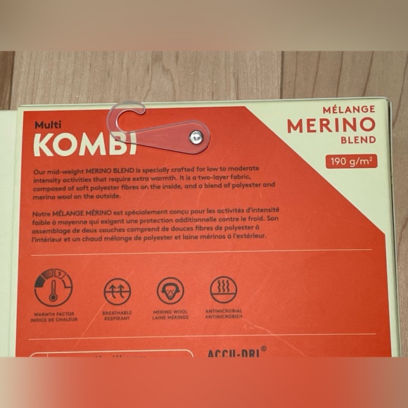 NWT Kombi Merino Blend Baselayer Bottom Girls XL 14 Pink - Picture 2 of 8